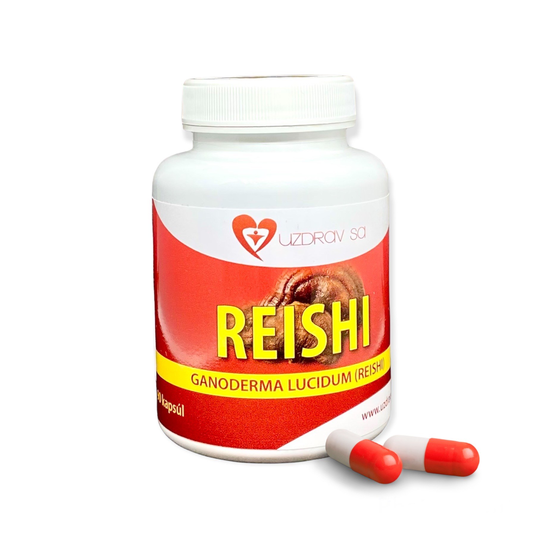 Reishi huba  - 90 kapsúl <br>(30%polysacharid)